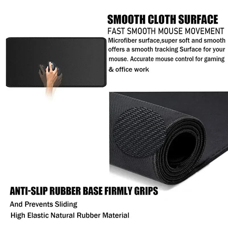 Large Gaming Mouse Pad Abstract Ocean Waves Computer HD Keyboard 500x1000 Mausepad Mat Anti-Slip Office Cushion Desk Accessories