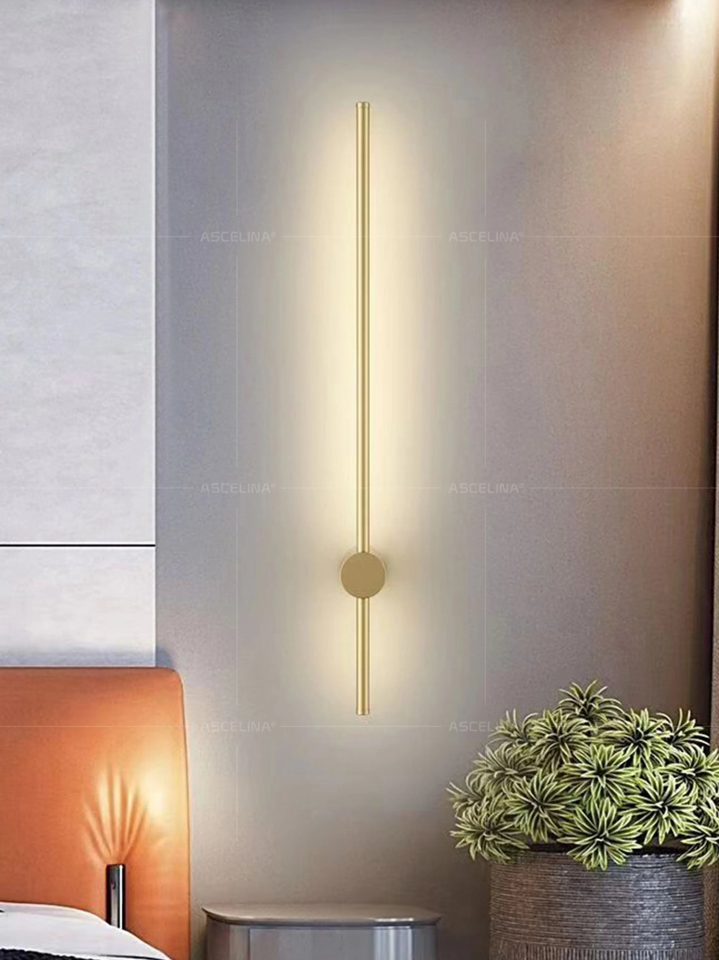 Modern LED Wall Lamp RGB Colourful 60/80/100CM Rotatable For Bedroom Study Dining Room Living Room Bar Ambient Lighting Fixture