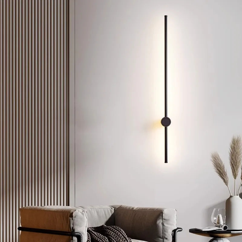 Modern LED Wall Lamp RGB Colourful 60/80/100CM Rotatable For Bedroom Study Dining Room Living Room Bar Ambient Lighting Fixture