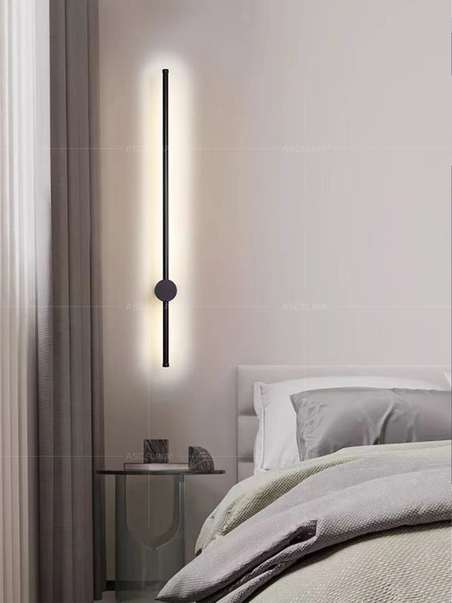 Modern LED Wall Lamp RGB Colourful 60/80/100CM Rotatable For Bedroom Study Dining Room Living Room Bar Ambient Lighting Fixture